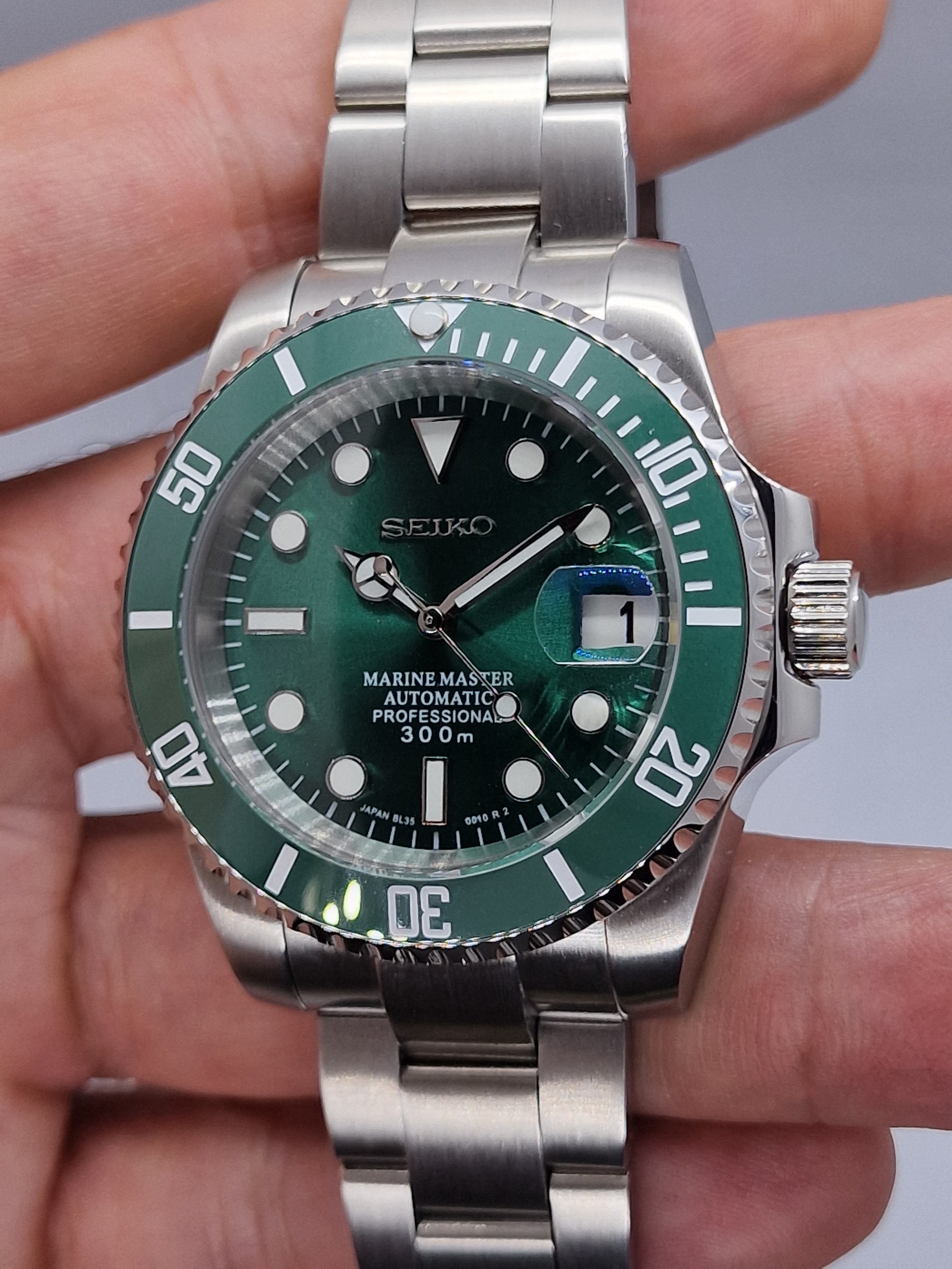 Orologio Mod Hulk Nh35 automatico vetro zaffiro